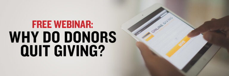 Why Do Donors Quit Giving?