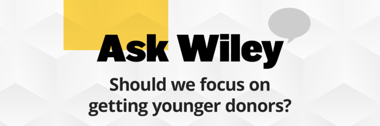 Should we focus on getting younger donors?