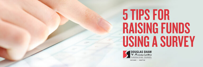 5 Tips for Raising Funds Using a Survey