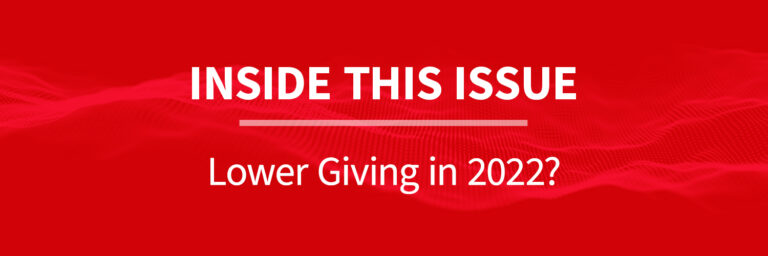 Inside the Issue: Is Your Giving Down This Year?