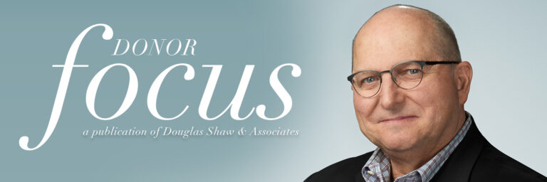 Donor Focus: Inside this Issue