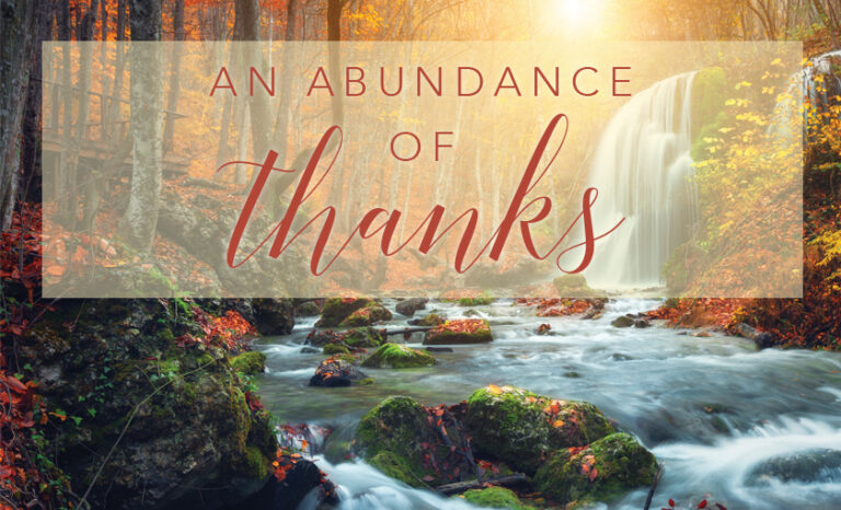 Giving Thanks